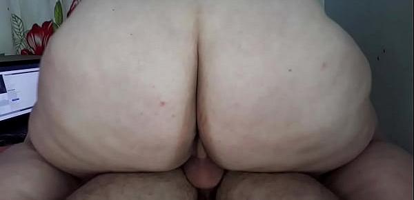  bbw wife ride big dick husband until cum